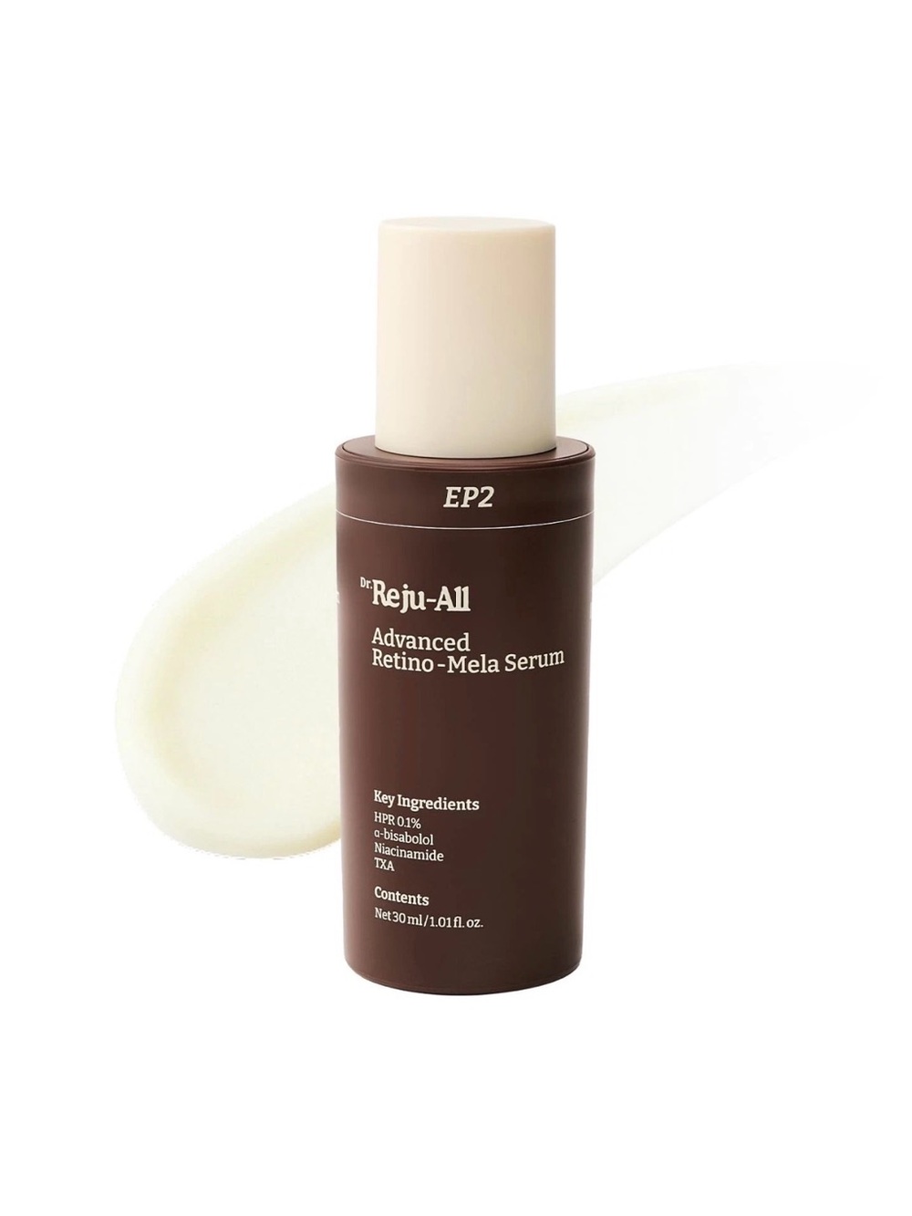 Dr. Reju-All EP2 Advanced Retino-Mela Serum - Brown & Cream Bottle